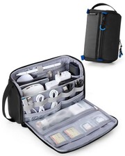 Smasrob Electronics Organizer Travel Case, Tech Bag 10 x 3 x 6 inches, Black picture
