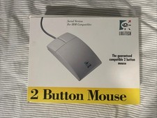 Mint Vintage Logitech Two Button Mouse Model 0253 - Complete picture