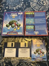 Space Harrier II 2 - Atari St Sega Arcade Game Complete CIB W Box Disks & Manual picture