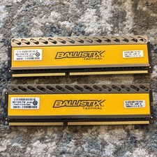 Lot of Two (2) Crucial Ballistix Tactical LP DDR3 SDRAM 1600MHz RAM picture