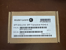 ALCATEL LUCENT GENUINE SFP-GIG-LH40 TRANSCEIVER IPUIBDBDAA BRAND NEW SEALED picture