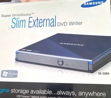Samsung Super WriteMaster SE-S084 Slim USB-Powered External DVD/CD Writer Blue picture