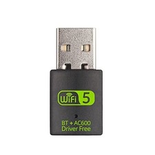 USB WiFi Bluetooth Adapter, 600Mbps Dual Band 2.4/5GHz Wireless Network Card picture