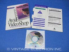 Vintage Apple Macintosh AVID VIDEOSHOP Software - Version 3.0 - CD-ROM - 1995 picture