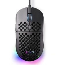 M1SE Wired Gaming Mouse with Honeycomb Shell, 12800DPI Optical Sensor, 6 Prog... picture