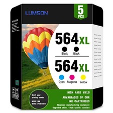 564XL Ink Cartridge Replacement (5-Pack) for officejet 4620 4622 picture