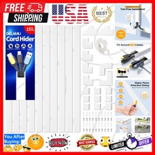 Cuttable & Paintable 157in Cord Hider - Customizable Wire Covers for Every Home picture