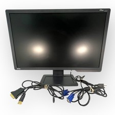BenQ Zowie XL2411-B Monitor 24” Display Swivel Base  D-SUB & DVI-D Cables Tested picture