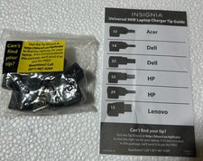 Insignia 90W Laptop Adapter Replacement Tip Set - Acer Dell HP Lenovo picture