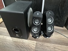 Logitech X-230 Subwoofer with 2 Logitech Speakers S-0123A picture