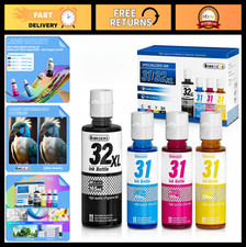 Ink Bottle Refill Set for HP Smart Tank 7600 7300 5000 6000 Printers - Black CMY picture