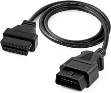 OBD2 OBD II 16Pin Male to Female Diagnostic Extension Convert Cable picture