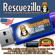 Rescuezilla 2.6.2 Bootable USB – Disk Imaging, Backup & Recovery -Same Day Cali picture