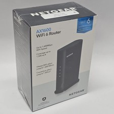 Netgear AX1600 Wi-Fi 6 Router 4-Stream 1.6 Gbps (RAX5-100PAS) BRAND NEW SEALED picture