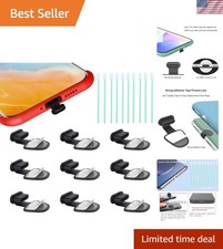 10PCS USB C-Type Dust Plugs – Silicone Anti-Loss Protectors for Mobile Devices picture