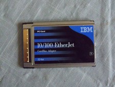 IBM 10/100 EtherJet CardBus/Adapter 32-bit FRU 08L3160 - TESTED WORKING  VINTAGE picture