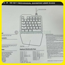 Atrix 35-Key RGB Mechanical Gaming Keypad, BLACK Switches, Palm Rest, Wired NEW picture