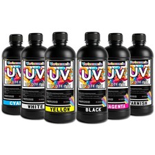 Vortessencia UV DTF Ink 500ml x 6 for Printer Compatible 500ml, CMYKWV picture