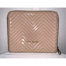 Ted Baker Portfolio iPad Tablet Sleeve Case PVC Quilted Zip Around Floral picture