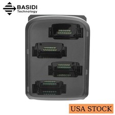 4-Slot Battery Charger Cradle Charging Base for Zebra MC9300 MC930B 930P US picture