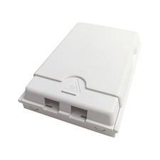 5Pcs 2 Core Fiber Optic Terminal Box Wall Faceplate Desk Demarcation Socket Box picture