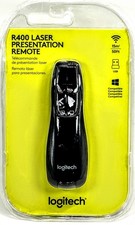 Logitech R400 Wireless Presenter Remote USB-A Red Laser 910-001354 New picture
