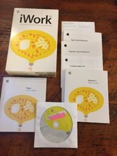iWork 05 Academic Keynote 2 Pages Software Discs User Guides Macintosh Mac 2005 picture