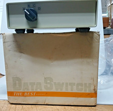 UNTESTED Vintage 4 Way Manual Data Transfer Switch Box ABCD picture