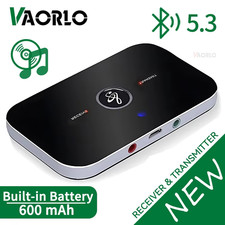 Upgrade B6 2 in 1 Bluetooth 5.3 Audio Receiver Transmitter 3.5mm AUX+RCA 600mAh  picture