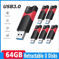 Wholesale 64GB USB 3.0 Flash Drive USB Memory Stick Push Retractable Thumb Drive picture