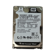 WD WD3200BEKT 320G notebook computer hard drive, 2.5-inch, 7200 rpm enterprise picture