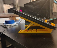 Adjustable Foldable Anti-Slip Laptop Stand, Any Color Plastic Universal picture