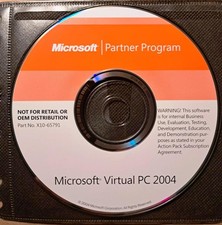 Microsoft Virtual PC 2004 Full Version w/ 3 Keys & License picture