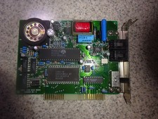 Tandy Computer  ISA Card Internal PC Modem 2400 Baud Board 25-1037 C picture