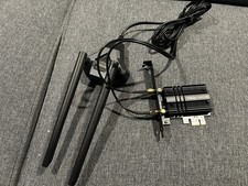 Ubit AX210S PCIe x1 Wireless WiFi Network Adapter Card w/ Dual Antennas picture