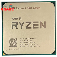 AMD Ryzen 5 Pro 2400G 3.60GHz 4-Core Socket AM4 Processor CPU YD240BC5M4MFB 65W picture