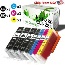 7 PK PGI280 CLI281 Ink Cartridge for Canon PIXMA TS702 TR7520 TR8520 TS9521C picture