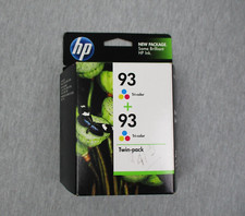 HP Printer Ink Cartridge 93 + 93 Twin Pack Tri Color Hewlett Packard Sealed picture