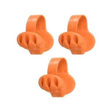 Cable Clips, 3 Pcs Desk Cord Organizer Wire Holders, Orange picture