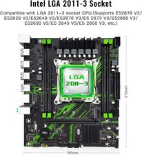 X99 PR9 Mainboard Intel Xeon E5 V3 V4 LGA 2011-v3 Sockel Prozessor (DDR4) picture