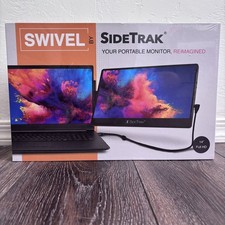 SideTrak Swivel 14” Attachable Portable Monitor, FHD TFT USB Laptop Dual Screen picture