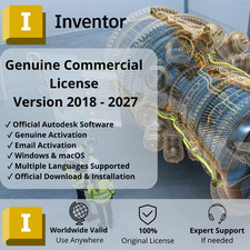Autodesk Inventor Professional 2026 2027 CAD Software Subscription 1 Year picture