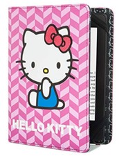 Verso Hello Kitty Cover Pink Purple Kindle, Touch, Paperwhite, Nook Simple Touch picture