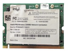WiFi Intel Pro / Wireless 2200bg Panasonic CF-T2 P/N C72983-001 Minipci C59686-3 picture