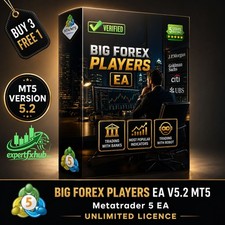 v5.2 Big Forex Players EA Expert Advisor Metatrader 5 MT5 Auto Trading Robot MQL picture