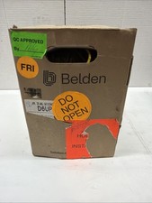 Belden D6UP Cat6 Plenum Yellow Solid Copper 23 AWG USA Made 1000ft picture