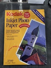 2 pack Kodak Inkjet Photo Paper 15 Sheets each 8.5