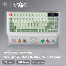Presale Razer x Pokémon 30th Anniversary Pixel Art Wireless Mechanical Keyboard picture