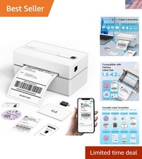 Versatile Bluetooth Thermal Label Printer - Customizable 4x6 Labels & Templates picture