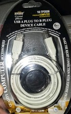 USB A Plug To B Plug Device Cable 6 Ft. 10-TP2036.  Price Per Unit picture